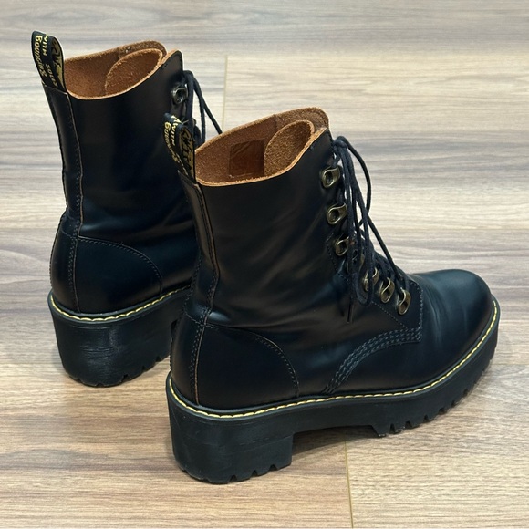 Dr. Martens Leona 7 Hook Boots in Black Size 10 - Picture 5 of 16